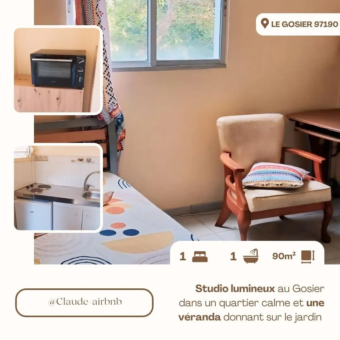 Apartamento Studio 28M2 Meuble Le Gosier Guadalupe